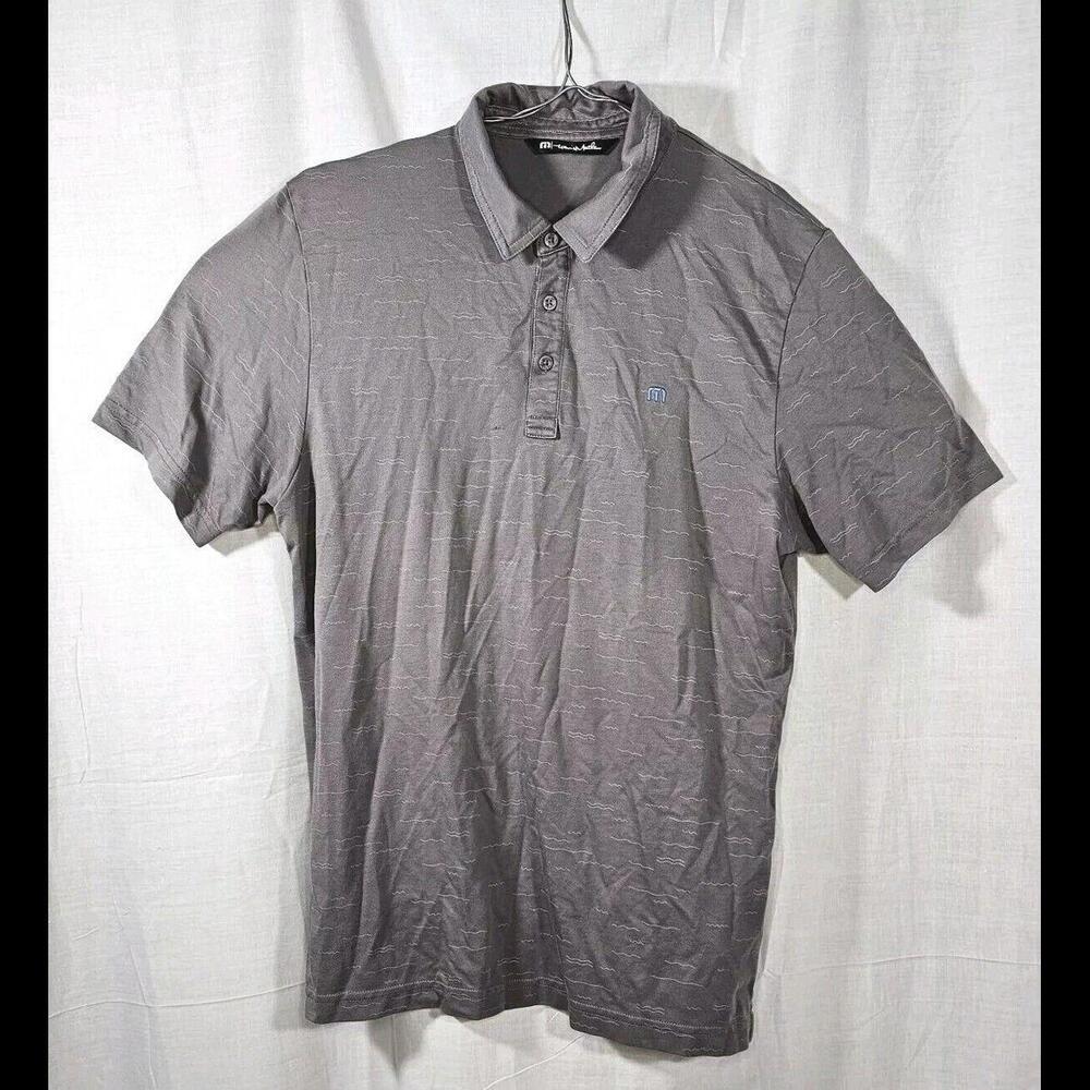 travis mathews golf polo Size Medium Grey